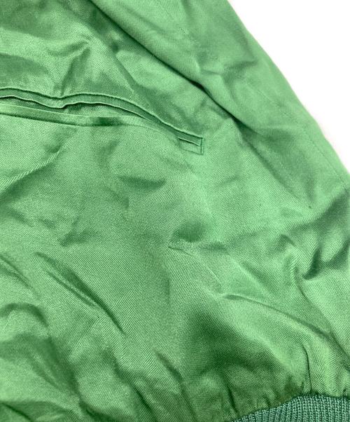 TOGA VIRILIS（トーガ ビリリース）TOGA VIRILIS (トーガ ビリリース) RAYON SATIN SOUVENIR JACKET グリーン サイズ:SIZE　46の古着・服飾アイテム
