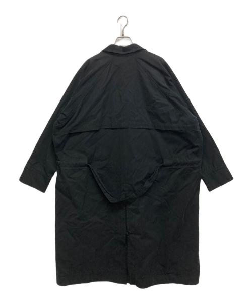 O project（オープロジェクト）O project (オープロジェクト) デザインロングコート ブラック サイズ:SIZE　Mの古着・服飾アイテム