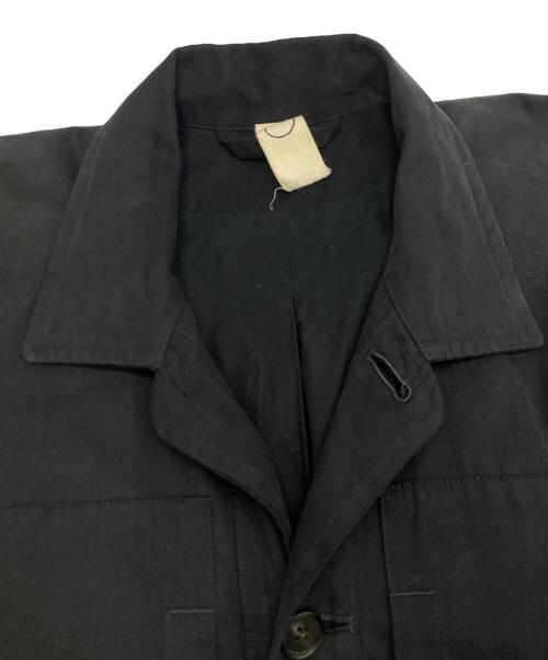 O project（オープロジェクト）O project (オープロジェクト) デザインロングコート ブラック サイズ:SIZE　Mの古着・服飾アイテム