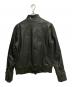 ISAMU KATAYAMA BACKLASH (イサムカタヤマ・バックラッシュ) ジャパンホース ブルゾン レザージャケット ブラック サイズ:SIZE L：25000円