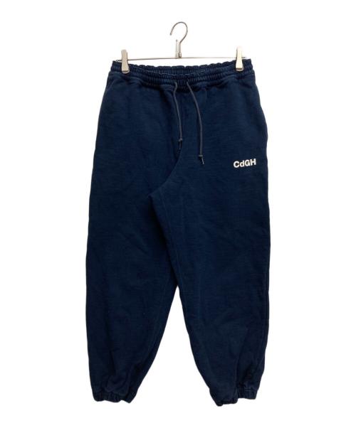 COMME des GARCONS HOMME（コムデギャルソン オム）COMME des GARCONS HOMME (コムデギャルソン オム) CdGHロゴ 裾リブ スウェット パンツ ネイビー サイズ:SIZE Mの古着・服飾アイテム