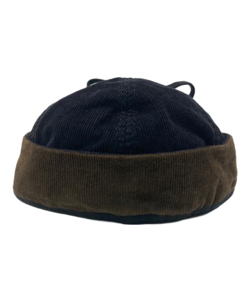 POLO RALPH LAUREN（ポロ・ラルフローレン）POLO RALPH LAUREN (ポロ・ラルフローレン) コーデュロイ イヤーフラップ キャップ ブラック サイズ:SIZE S/Mの古着・服飾アイテム
