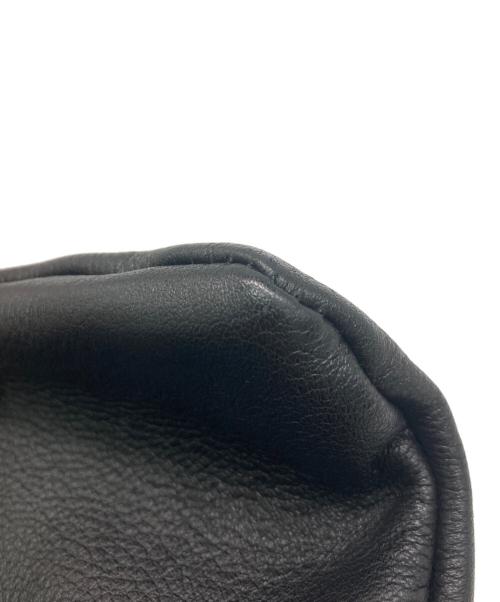 SOLAMONAT（ソラモナ）SOLAMONAT (ソラモナ) TIDE WAY (タイドウェイ) レザーショルダーバッグ ブラックの古着・服飾アイテム