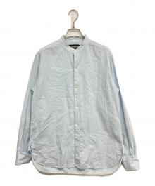 AUBERGE（オーベルジュ）の古着「スタンドカラーシャツ」｜ブルー