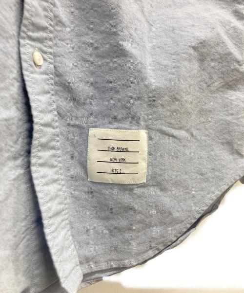 THOM BROWNE. NEW YORK（トムブラウン ニューヨーク）THOM BROWNE. NEW YORK (トムブラウン ニューヨーク) オックスフォード 4BAR シャツ ネイビー サイズ:2の古着・服飾アイテム