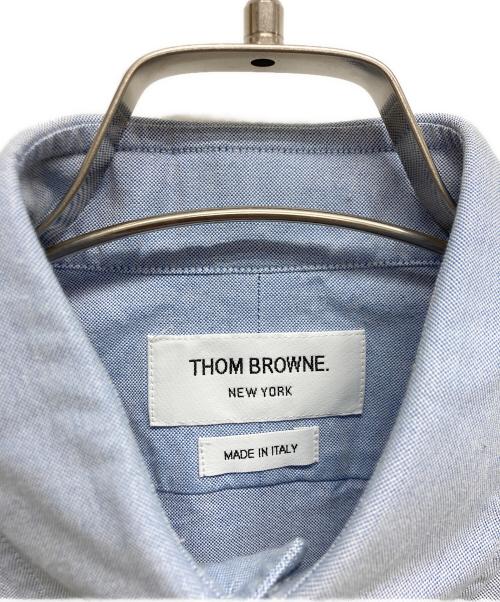 THOM BROWNE. NEW YORK（トムブラウン ニューヨーク）THOM BROWNE. NEW YORK (トムブラウン ニューヨーク) オックスフォード 4BAR シャツ ネイビー サイズ:2の古着・服飾アイテム