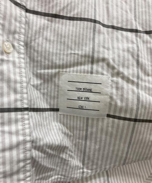 THOM BROWNE. NEW YORK（トムブラウン ニューヨーク）THOM BROWNE. NEW YORK (トムブラウン ニューヨーク) RWBアームバンド オックスフォードシャツ ホワイト サイズ:1の古着・服飾アイテム