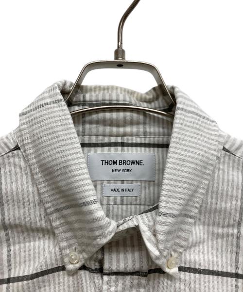 THOM BROWNE. NEW YORK（トムブラウン ニューヨーク）THOM BROWNE. NEW YORK (トムブラウン ニューヨーク) RWBアームバンド オックスフォードシャツ ホワイト サイズ:1の古着・服飾アイテム