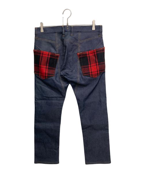 COMME des GARCONS JUNYA WATANABE MAN（コムデギャルソンジュンヤワタナベマン）COMME des GARCONS JUNYA WATANABE MAN (コム デ ギャルソン ジュンヤ ワタナベ マン) デニムパンツ インディゴ サイズ:SIZE　Mの古着・服飾アイテム