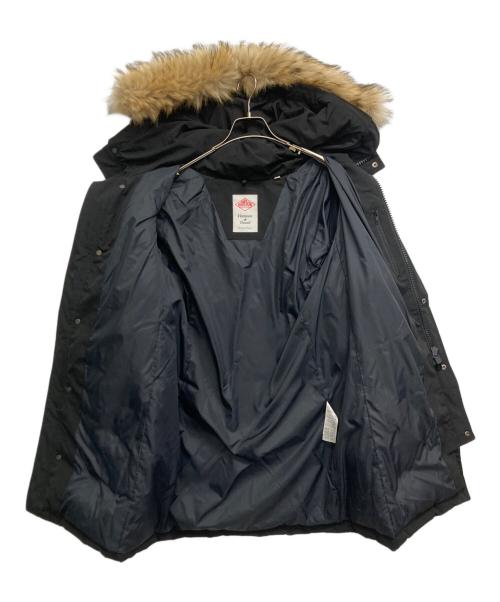 DANTON（ダントン）DANTON (ダントン) FAKE FUR HOODED DOWN COAT ブラック サイズ:SIZE　Mの古着・服飾アイテム