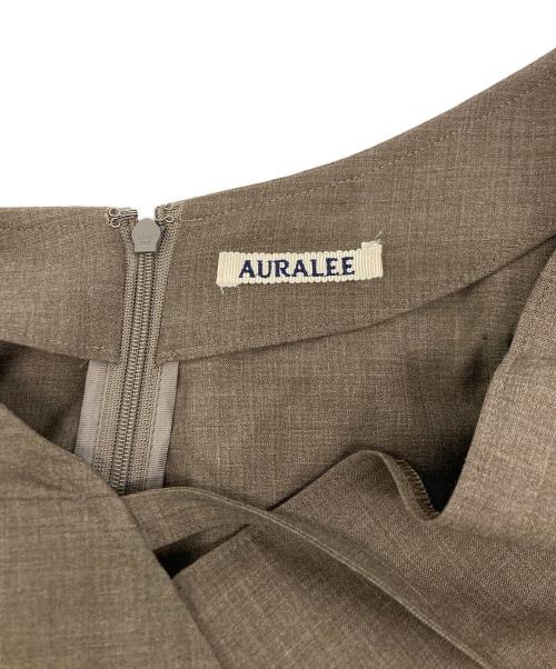 AURALEE（オーラリー）AURALEE (オーラリー) ノースリーブワンピース ブラウン サイズ:SIZE ０の古着・服飾アイテム