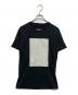 Maison Margiela（メゾンマルジェラ）の古着「ロゴプリント入り アートパッチ装飾 クルーネックTシャツ」｜ブラック