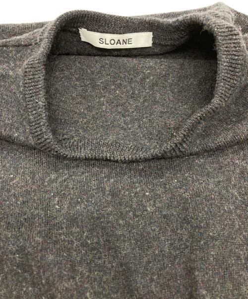 SLOANE（スローン）SLOANE (スローン) 14G メリノウール天竺 クルーネックニット グレー サイズ:2の古着・服飾アイテム