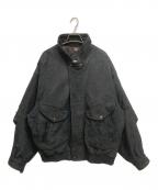 GIANNONEジャンノーネ）の古着「ヌバックレザージャケット」｜ブラック