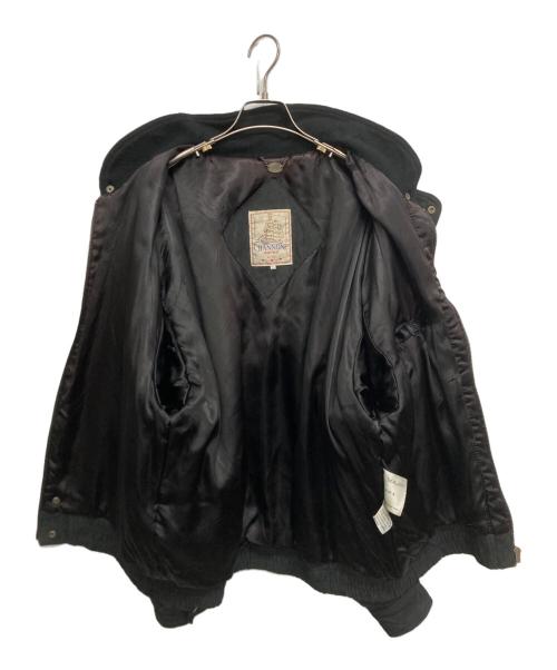 GIANNONE（ジャンノーネ）GIANNONE (ジャンノーネ) ヌバックレザージャケット ブラック サイズ:SIZE　Lの古着・服飾アイテム