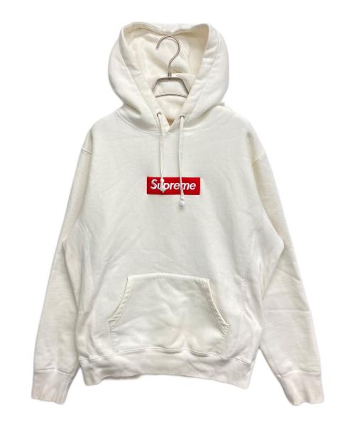 SUPREME（シュプリーム）Supreme (シュプリーム) BOX LOGO HOODED SWEATSHIRT ホワイト サイズ:SIZE　Mの古着・服飾アイテム