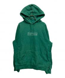 SUPREME（シュプリーム）の古着「KAWS Chalk Logo Hooded Sweatshirt」｜グリーン