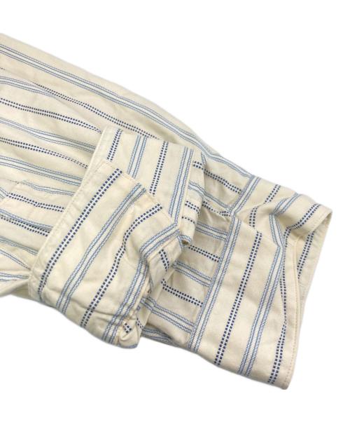 RRL（ダブルアールエル）RRL (ダブルアールエル) チンストストライプシャツ ベージュ サイズ:SIZE　Lの古着・服飾アイテム