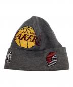 NBA×WIND AND SEAエヌビーエー×ウィンダンシー）の古着「ニット帽」｜グレー