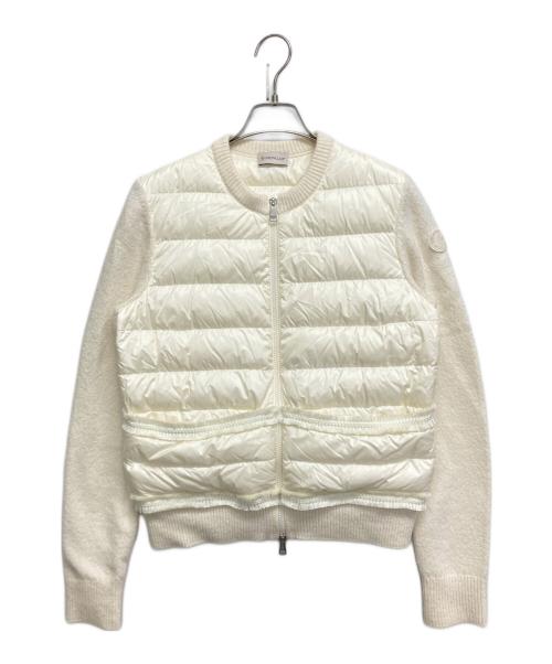 MONCLER（モンクレール）MONCLER (モンクレール) ダウンジャケット ホワイト サイズ:SIZE　Sの古着・服飾アイテム