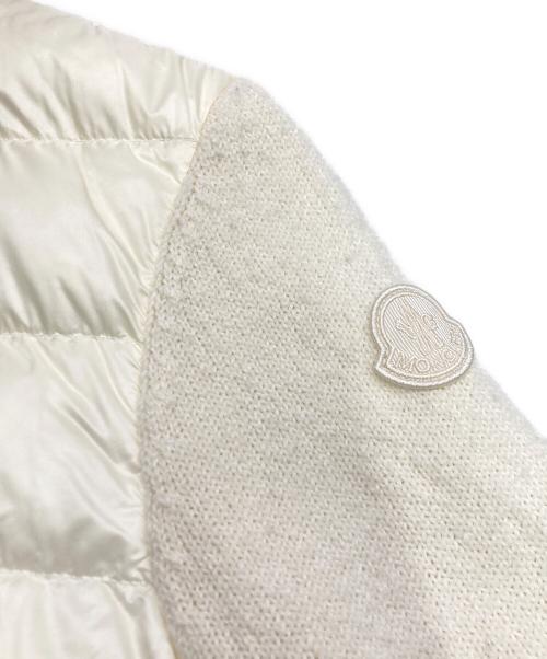 MONCLER（モンクレール）MONCLER (モンクレール) ダウンジャケット ホワイト サイズ:SIZE　Sの古着・服飾アイテム