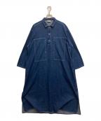 orSlowオアスロウ）の古着「デニムシャツワンピース」｜インディゴ
