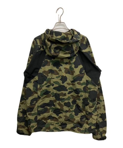 A BATHING APE（ア ベイシング エイプ）A BATHING APE (ア ベイシング エイプ) カモフラマウンテンパーカー グリーン サイズ:SIZE XLの古着・服飾アイテム