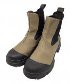 GANNIガニー）の古着「サイドゴアブーツ」｜ベージュ