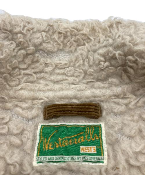 WESTOVERALLS（ウエストオーバーオールズ）WESTOVERALLS (ウエストオーバーオールズ) CORDUROY BOA TRACKER JACKET ブラウン サイズ:Sの古着・服飾アイテム