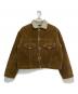 WESTOVERALLS（ウエストオーバーオールズ）の古着「CORDUROY BOA TRACKER JACKET」｜ブラウン