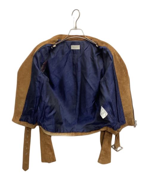 BED J.W. FORD（ベッドフォード）BED J.W. FORD (ベッドフォード) キャメルホーススエードジャケット ブラウンの古着・服飾アイテム