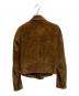 BED J.W. FORD (ベッドフォード) キャメルホーススエードジャケット ブラウン：15000円