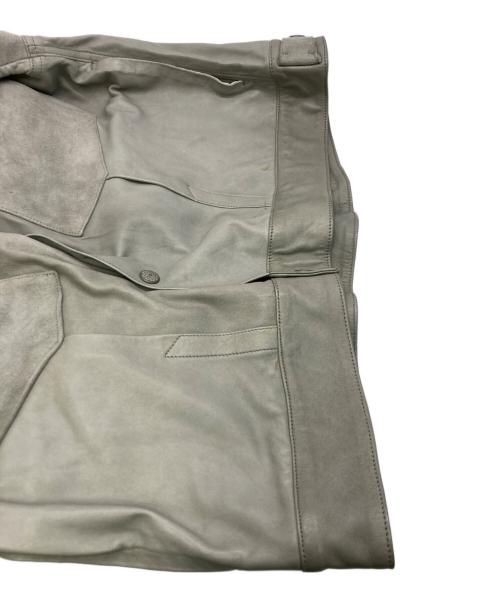 WESTOVERALLS（ウエストオーバーオールズ）WESTOVERALLS (ウエストオーバーオールズ) スエード切替レザージャケット グレー サイズ:SIZE Sの古着・服飾アイテム