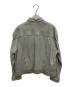 WESTOVERALLS (ウエストオーバーオールズ) スエード切替レザージャケット グレー サイズ:SIZE S：8000円