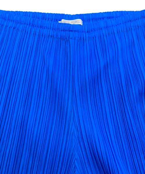PLEATS PLEASE（プリーツプリーズ）PLEATS PLEASE (プリーツプリーズ) プリーツパンツ ブルー サイズ:SIZE 1の古着・服飾アイテム