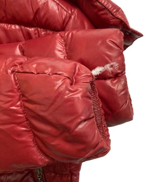 MONCLER（モンクレール）MONCLER (モンクレール) PLANEダウンジャケット レッド サイズ:1の古着・服飾アイテム