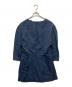 JIL SANDER (ジルサンダー) 五分袖チュニックブラウス ネイビー サイズ:SIZE32：15000円