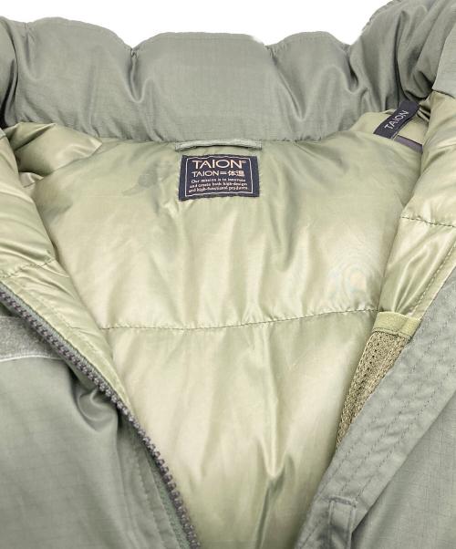 TAION（タイオン）TAION (タイオン) LEVEL7 ダウンジャケット オリーブ サイズ:SIZE Mの古着・服飾アイテム