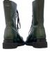 中古・古着 BOTTEGA VENETA (ボッテガベネタ) Lug Lace Boot グリーン サイズ:41：50000円