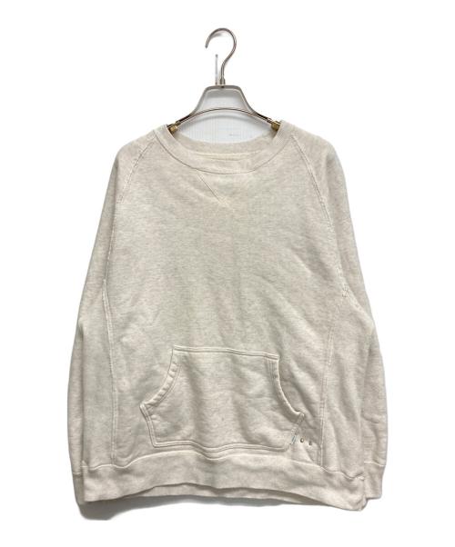 SUGARHILL（シュガーヒル）SUGARHILL (シュガーヒル) RAW EDGE SWEAT SHIRT/スウェット アイボリー サイズ:SIZE 1の古着・服飾アイテム
