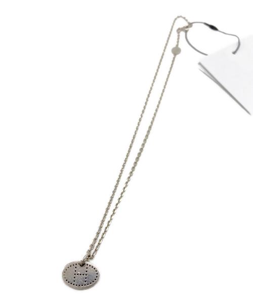 HERMES（エルメス）HERMES (エルメス) エクリプス エブリン パンチング セリエ ネックレス シルバーの古着・服飾アイテム