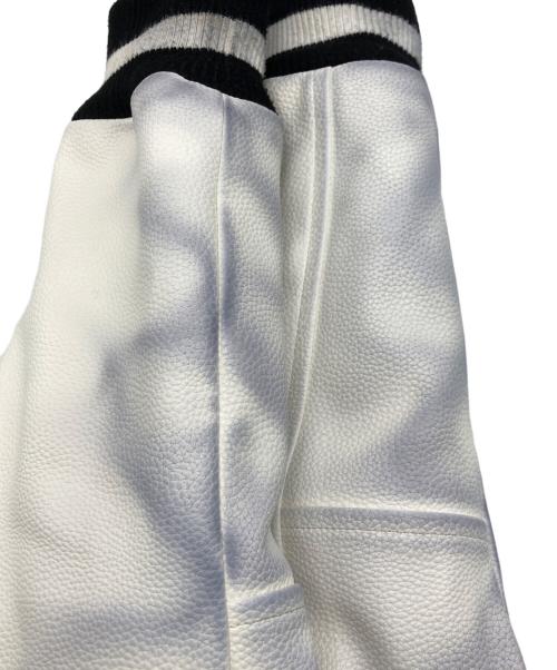 BlackEyePatch（ブラックアイパッチ）BlackEyePatch (ブラックアイパッチ) OG BOY VARSITY JACKET/スタジャン ホワイト×ブラック サイズ:SIZE Mの古着・服飾アイテム