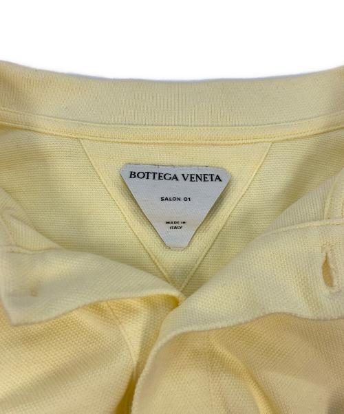 BOTTEGA VENETA（ボッテガベネタ）BOTTEGA VENETA (ボッテガベネタ) ピケポロシャツ イエロー サイズ:SIZE XLの古着・服飾アイテム