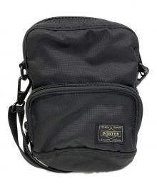PORTER（ポーター）の古着「FLASHショルダーバッグ」｜ブラック