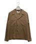 AOURE（アウール）の古着「2パッチシャツブルゾン」｜ブラウン