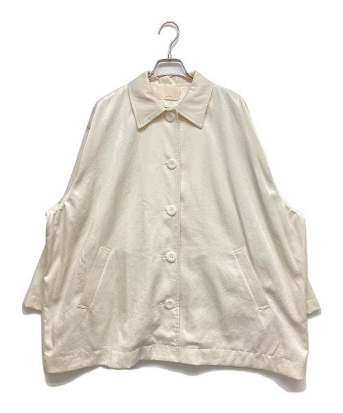 aere（アエレ）aere (アエレ) vintage satin coat アイボリー サイズ:SIZE38の古着・服飾アイテム
