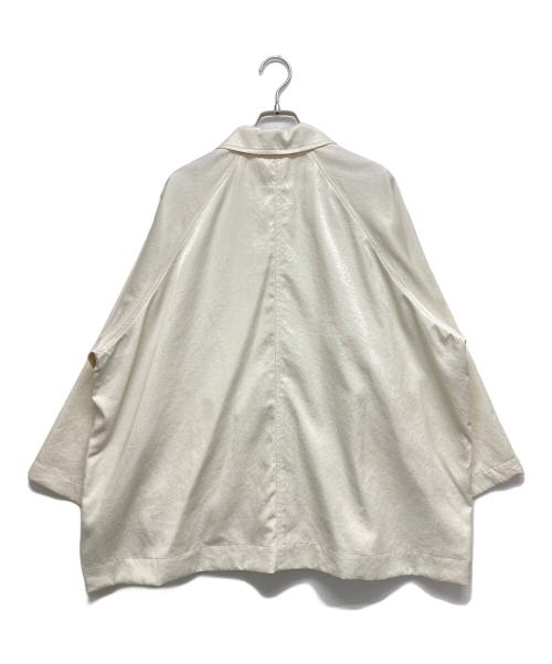 aere（アエレ）aere (アエレ) vintage satin coat アイボリー サイズ:SIZE38の古着・服飾アイテム