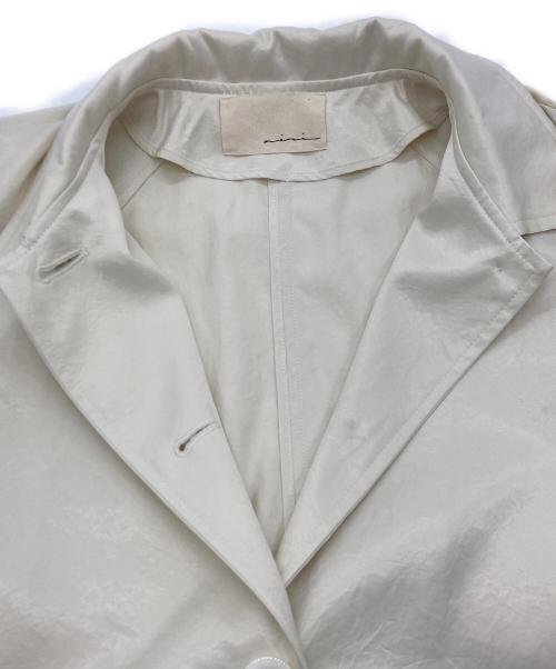 aere（アエレ）aere (アエレ) vintage satin coat アイボリー サイズ:SIZE38の古着・服飾アイテム