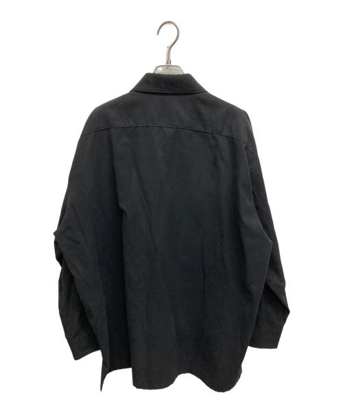 RAKINES（ラキネス）RAKINES (ラキネス) Micro light suede シャツ ブラック サイズ:SIZE　3の古着・服飾アイテム