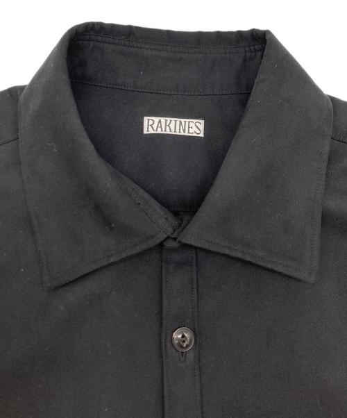 RAKINES（ラキネス）RAKINES (ラキネス) Micro light suede シャツ ブラック サイズ:SIZE　3の古着・服飾アイテム